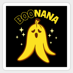 Cute Boo Spooky Ghost Banana Cute Food Fruit BOOnana Sticker